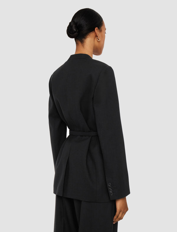 Joseph Victor Tailoring Crepe Jacket Black