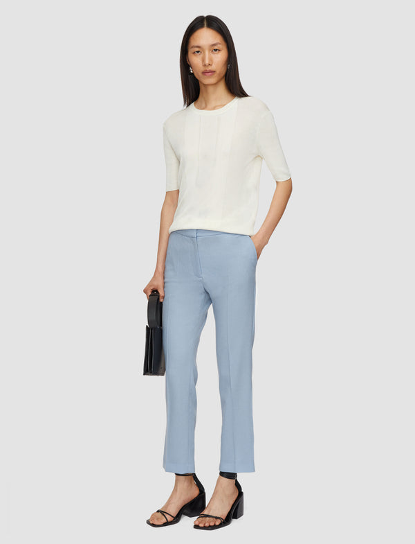 Joseph Vilar Tailoring Crepe Trousers Faded Sky