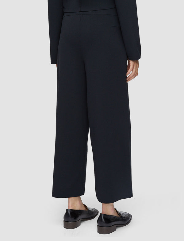 Joseph Viscose Knit Stretch Culottes Black
