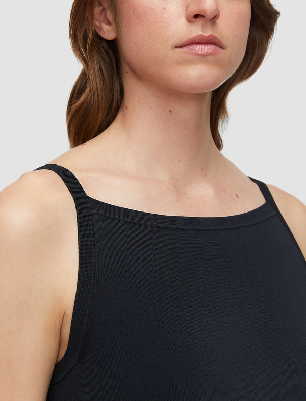 Joseph Viscose Knit Stretch Dress Black