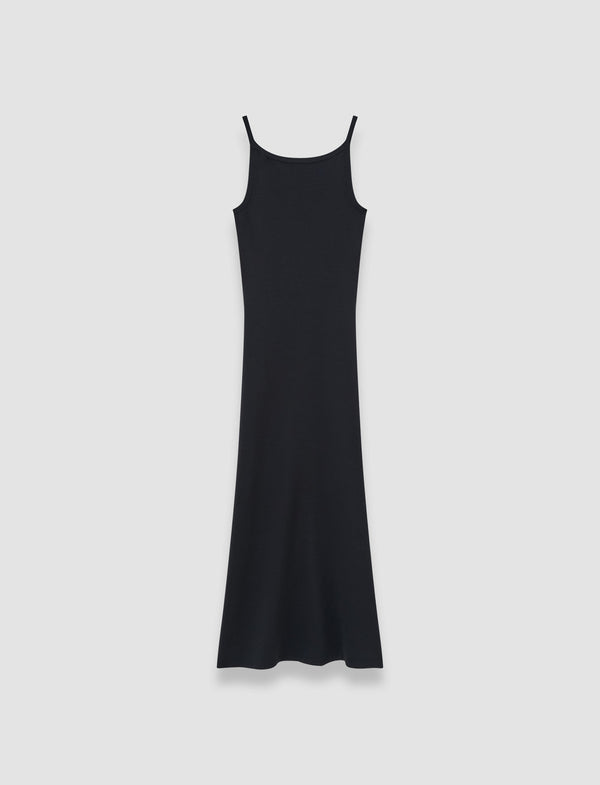 joseph Viscose Knit Stretch Dress Black