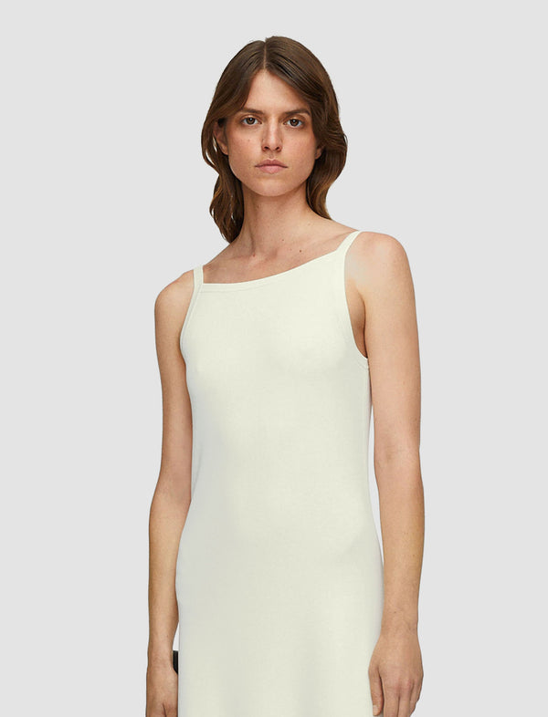 Joseph Viscose Knit Stretch Dress Ivory