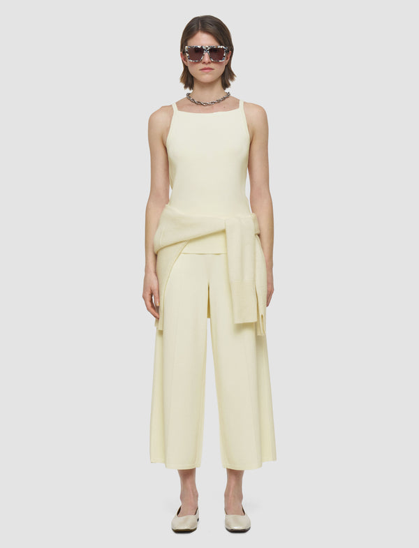 Joseph Viscose Knit Stretch Vest Top Ivory