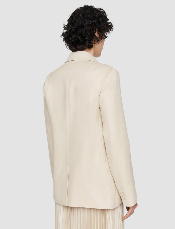 Joseph Viscose Twill Jaden Jacket Oat