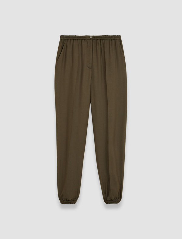 joseph Viscose Twill Taio Trousers Hass Avocado