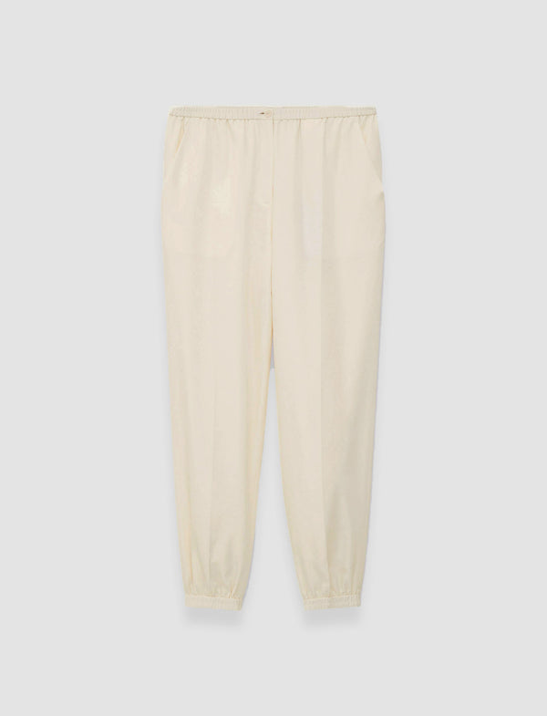 joseph Viscose Twill Taio Trousers Oat