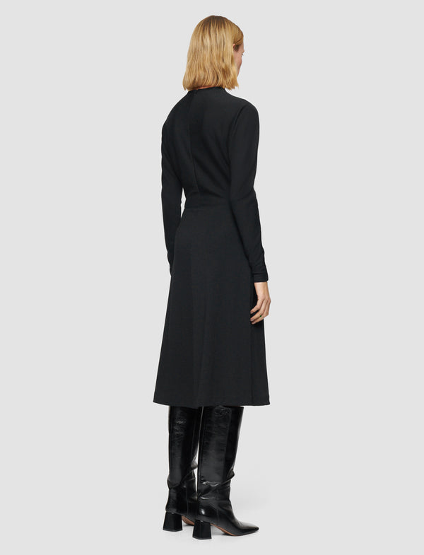 Joseph Wool Jersey Dress Black