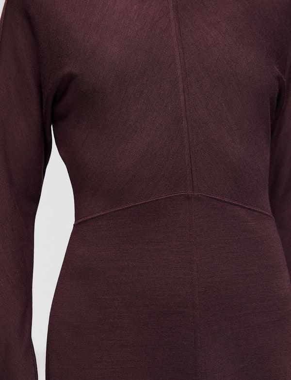 Joseph Wool Jersey Dress Maraschino