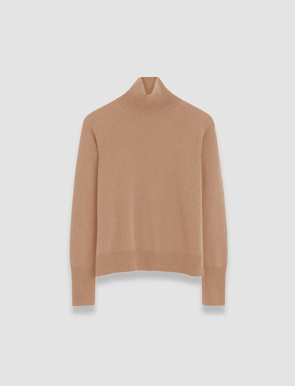 joseph Light Pure Cashmere High Neck Jumper Blusher