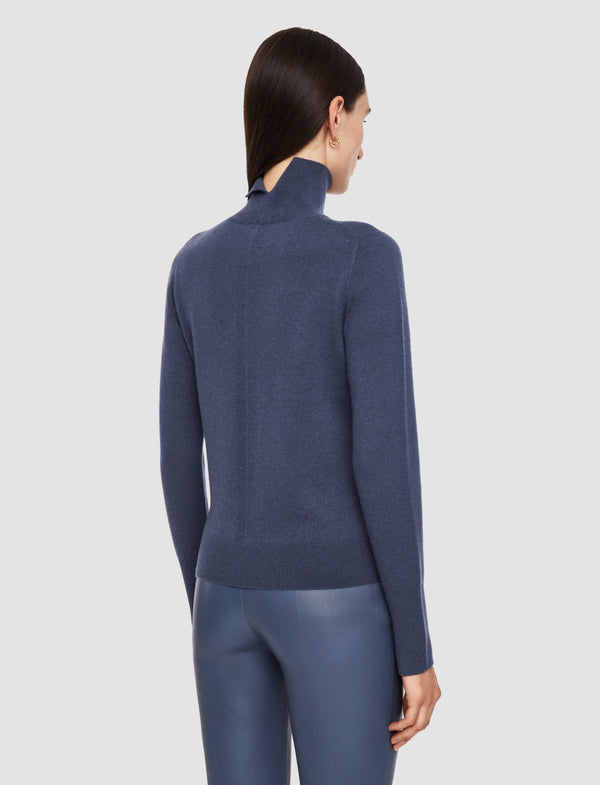 Joseph Light Pure Cashmere High Neck Jumper Harbour