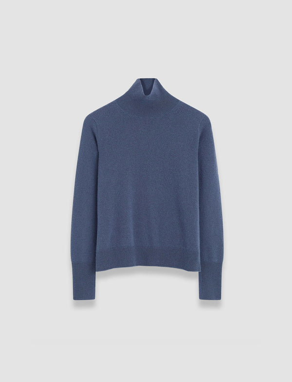 joseph Light Pure Cashmere High Neck Jumper Harbour