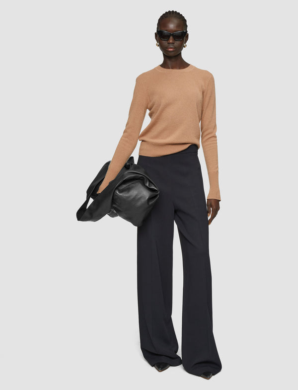 Joseph Light Pure Cashmere Round Neck Jumper Blusher