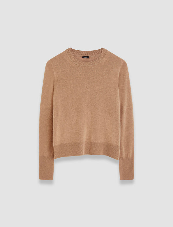 joseph Light Pure Cashmere Round Neck Jumper Blusher