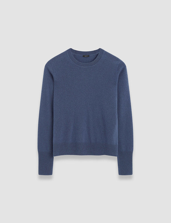 joseph Light Pure Cashmere Round Neck Jumper Harbour