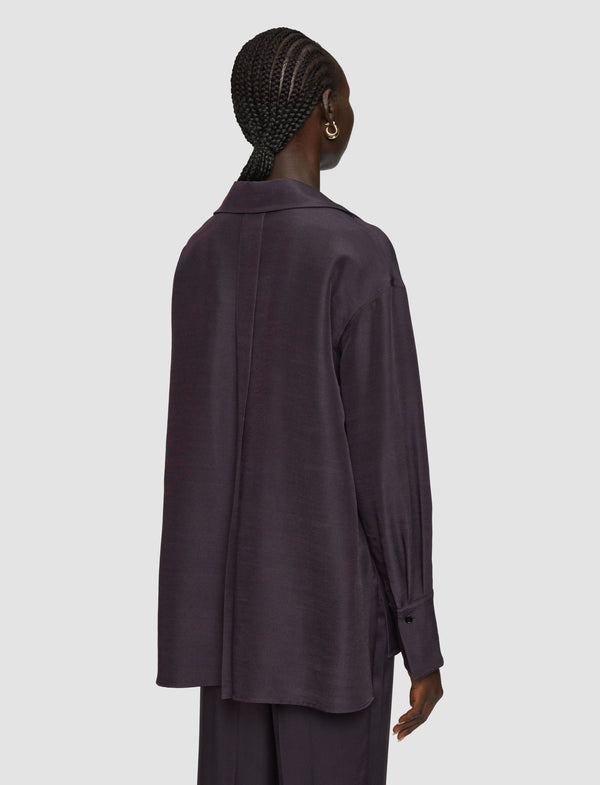 Joseph Madrid Evening Silk Blend Lace Blouse Aurora