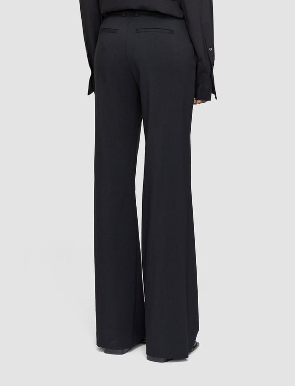 Joseph Morissey Tailoring Wool Stretch Trousers Black