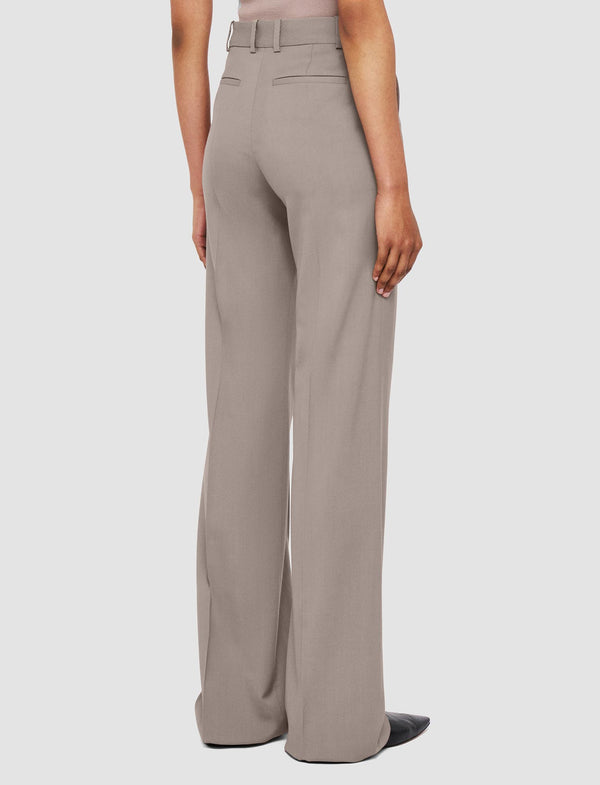 Joseph Morissey Tailoring Wool Stretch Trousers Escargot