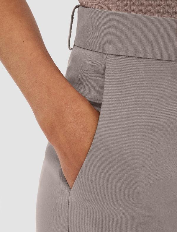 Joseph Morissey Tailoring Wool Stretch Trousers Escargot