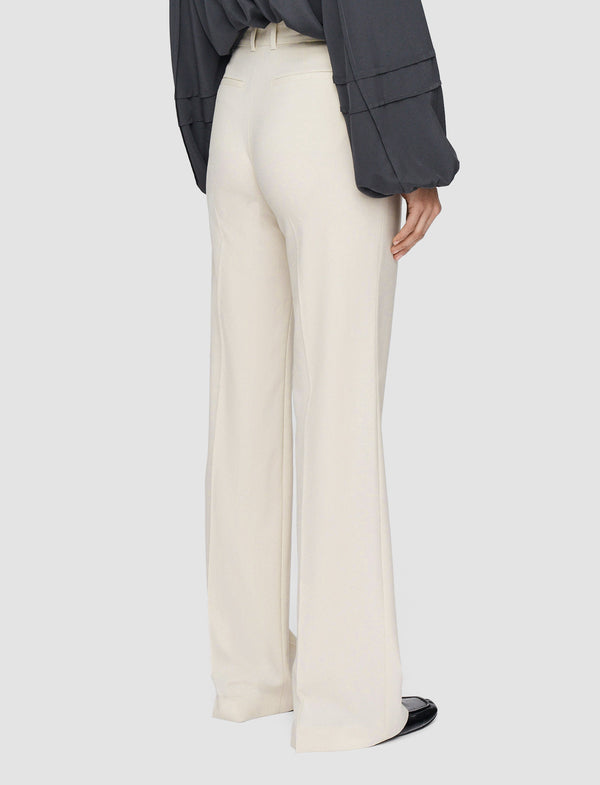 Joseph Morissey Tailoring Wool Stretch Trousers Oat