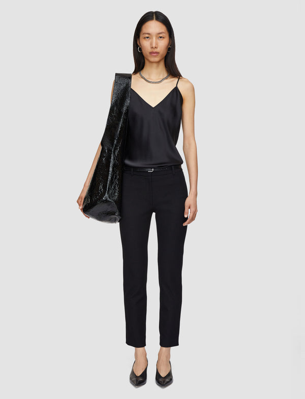 Joseph New Eliston Gabardine Stretch Trousers Black