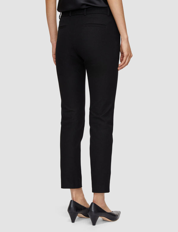 Joseph New Eliston Gabardine Stretch Trousers Black
