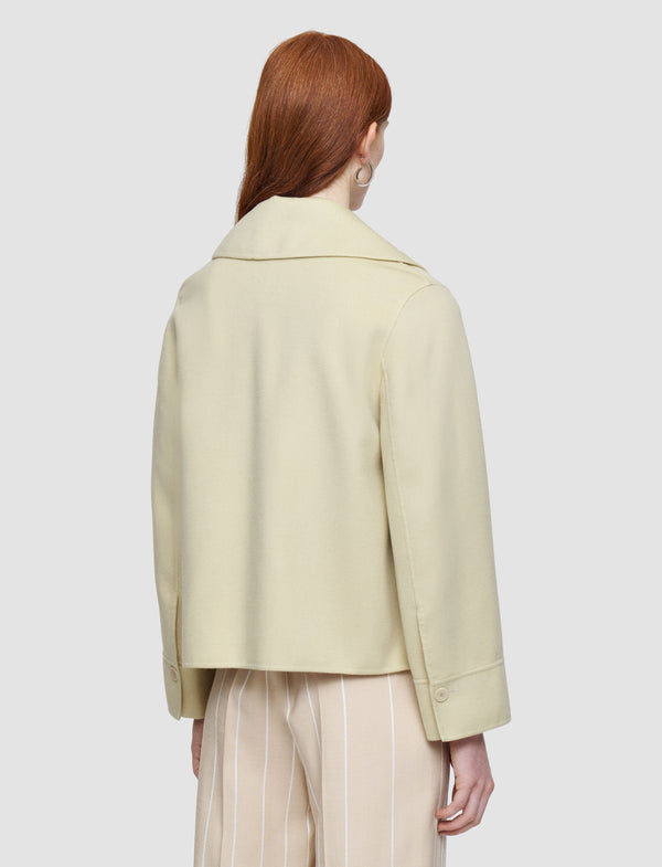 Joseph Rollet Light Double Face Wool Jacket Affogato