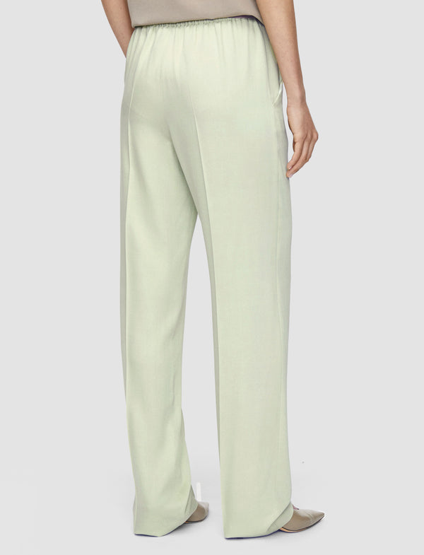 Joseph Tahiti Soft Viscose Tailoring Trousers Matcha