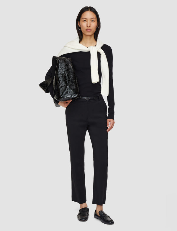 Joseph Tailoring Wool Stretch Coleman Trousers Black