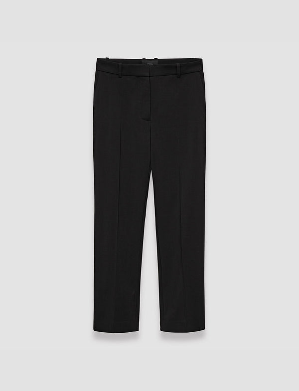 joseph Tailoring Wool Stretch Coleman Trousers Black