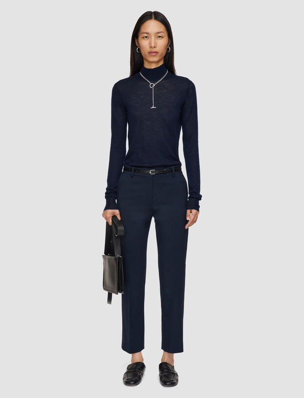 Joseph Tailoring Wool Stretch Coleman Trousers Navy