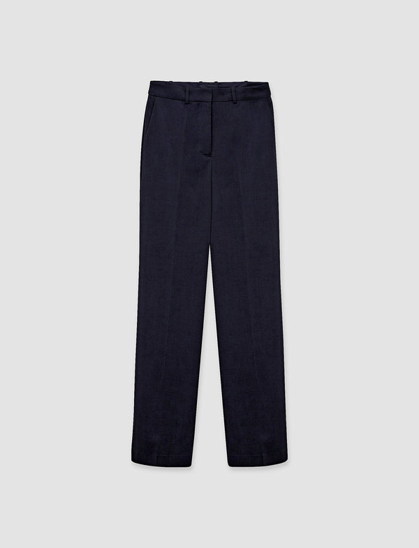 joseph Tailoring Wool Stretch Coleman Trousers Navy