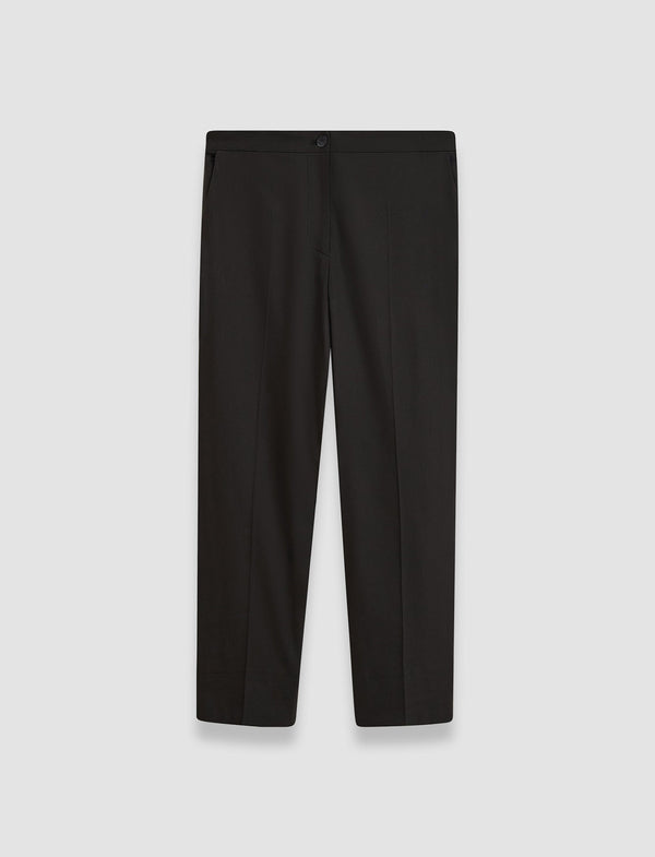 joseph Tottenham Light Gabardine Stretch Trousers Black
