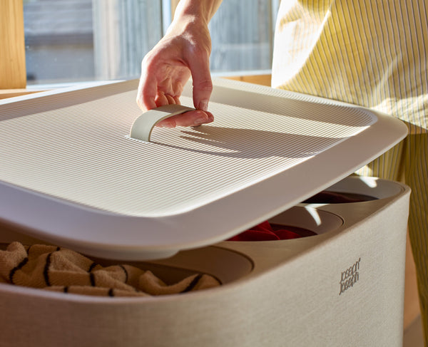 Joseph Joseph 2-piece Laundry Basket & Clothes Drying Rack Set