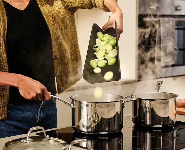 joseph joseph Chop2Pot™ Plus Folding Black Cutting Board