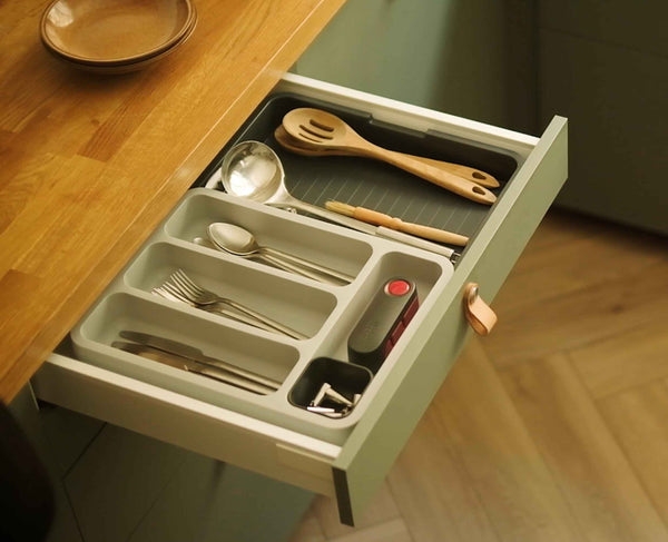 joseph joseph DrawerStore™ Gray Expandable Cutlery Tray