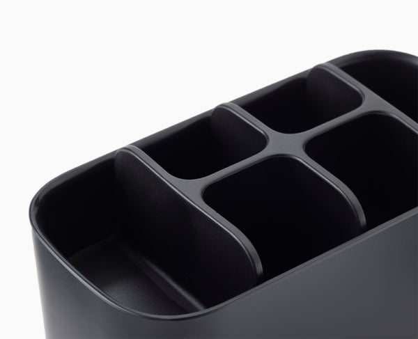 Joseph Joseph EasyStore™ Large Matt Black Toothbrush Holder