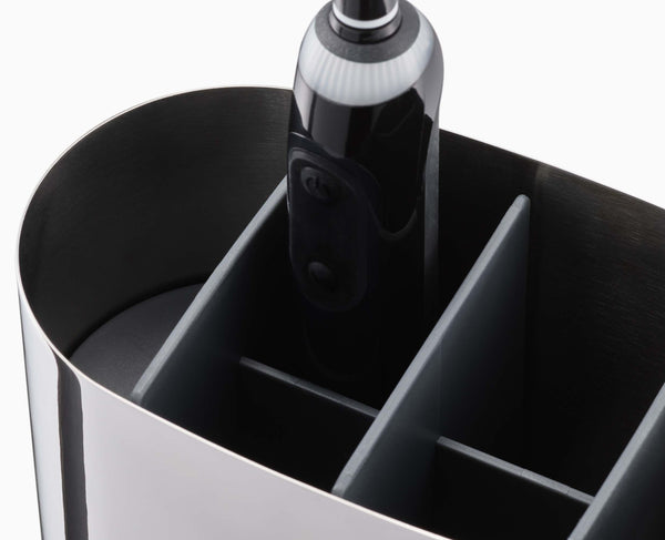 Joseph Joseph EasyStore™ Luxe Large Stainless-steel Toothbrush Caddy