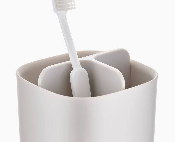 Joseph Joseph EasyStore™ Matt Ecru Toothbrush Holder