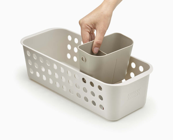 Joseph Joseph EasyStore™ Slimline Ecru Bathroom Storage Basket