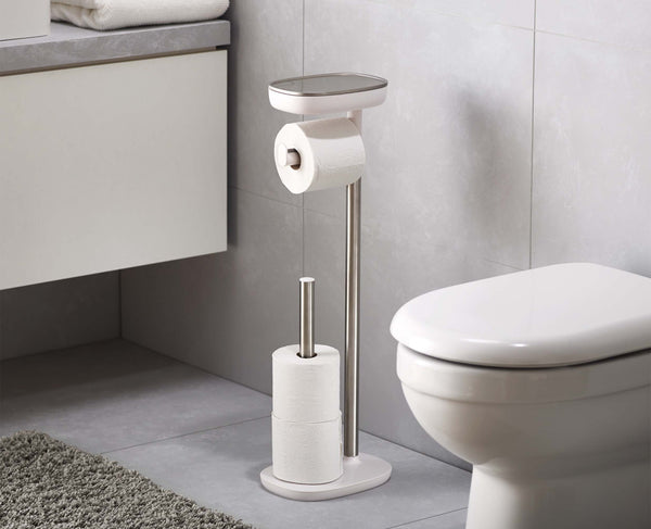 joseph joseph EasyStore™ Stainless-steel Toilet Roll Holder