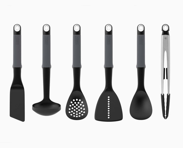Joseph Joseph Elevate™ 6-piece Gray Utensils Carousel Set With Tongs