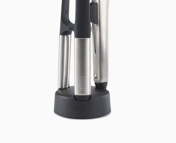Joseph Joseph Elevate™ Fusion 3-piece Stainless-steel Utensil Set With Compact Stand