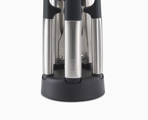 Joseph Joseph Elevate™ Fusion 5-piece Stainless-steel Utensil Set With Compact Stand
