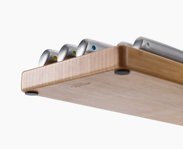 Joseph Joseph Elevate™ Steel Knife Set With In-drawer Bamboo Storage Tray