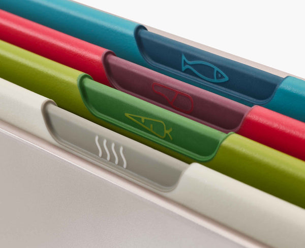 Joseph Joseph Folio™ Icon 4-piece Multicolor Cutting Board Set With Knife