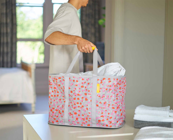 joseph joseph Hold-All™ Max Peach Collapsible 55L Laundry Basket