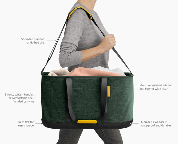 Joseph Joseph Hold-All™ Outdoor Green Collapsible 45L Laundry Basket