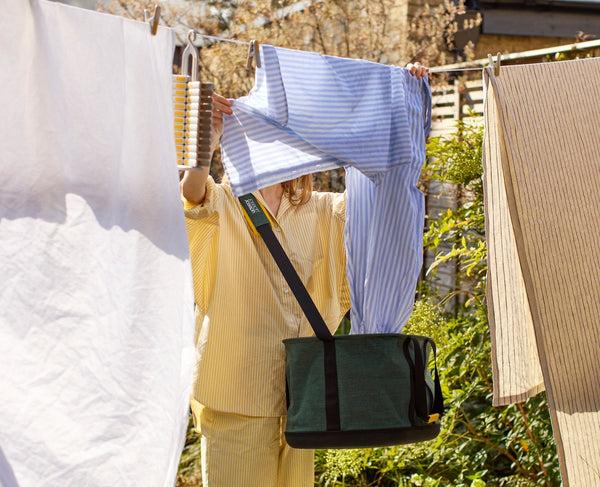 joseph joseph Hold-All™ Outdoor Green Collapsible 45L Laundry Basket