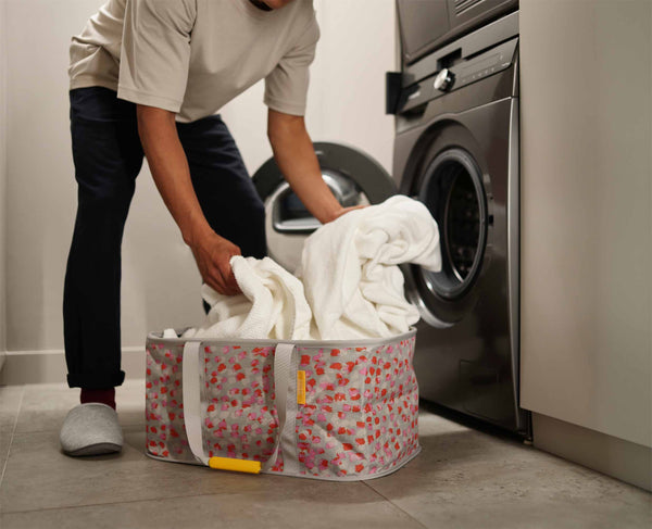 joseph joseph Hold-All™ Peach Collapsible 35L Laundry Basket