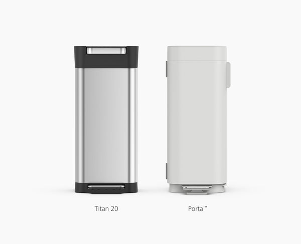 Joseph Joseph IW5 40L Gray Recycled Trash Bags - 4 Pack